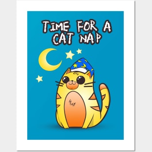 Time for a Cat Nap Posters and Art